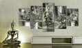 Obraz na szkle akrylowym - Szmaragdowy Budda [Glass]