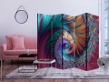 Parawan 5-częściowy - Pawi ogon II [Room Dividers]
