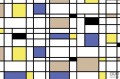 Fototapeta Mondrian V128-3