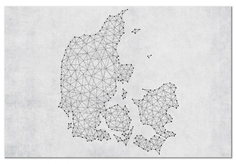 Obraz - Geometryczna kraina (1-częściowy) szeroki