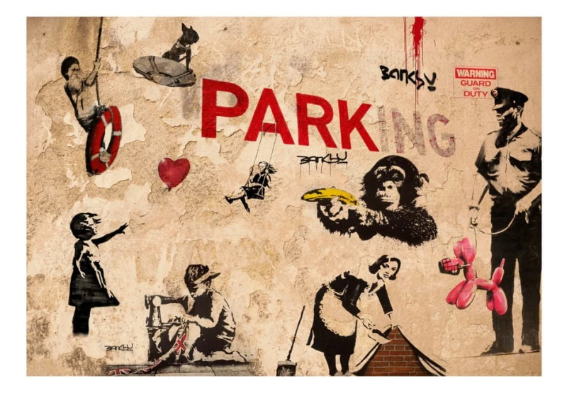 Fototapeta - Wachlarz rozmaitości (Banksy)
