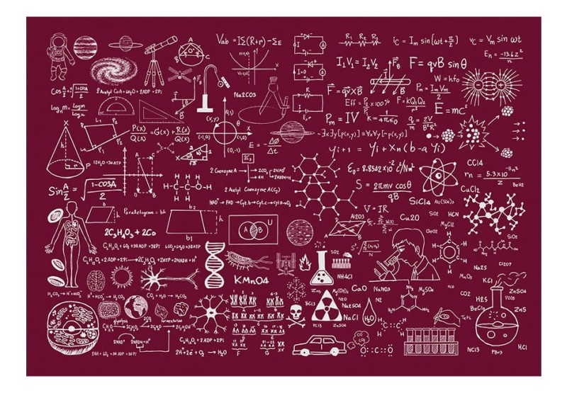 Fototapeta - Formuły naukowe