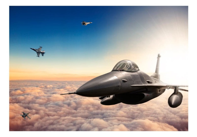 Fototapeta - Myśliwce F16