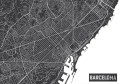 Fototapeta Mapa Barcelony 12745