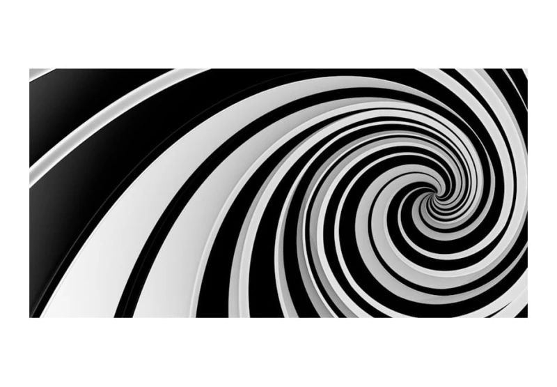 Fototapeta XXL - Black and white swirl