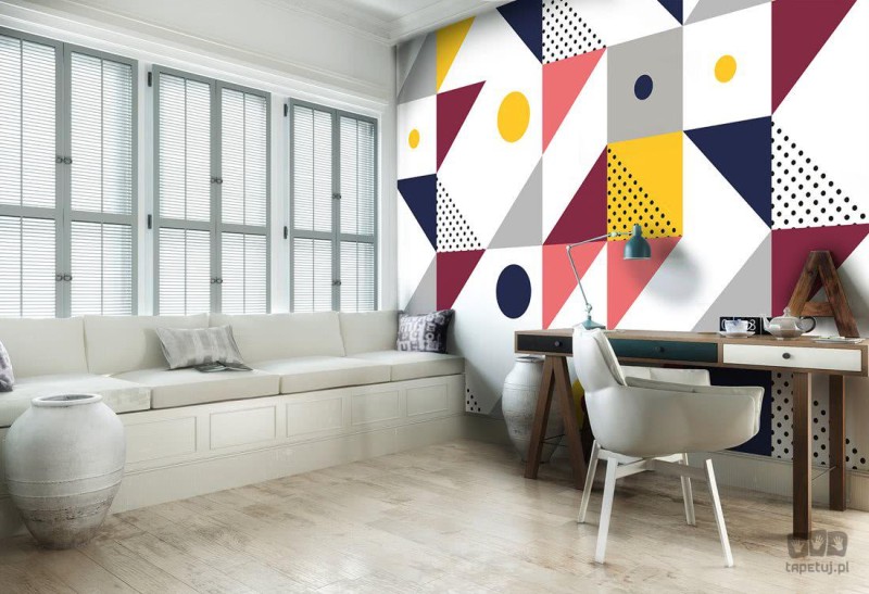 Fototapeta ze wzorem geometrycznym
