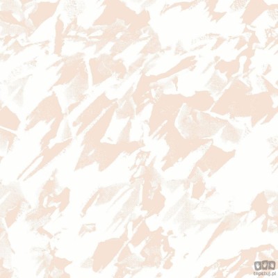 Różowo-biała tapeta z abstrakcyjnym wzorem