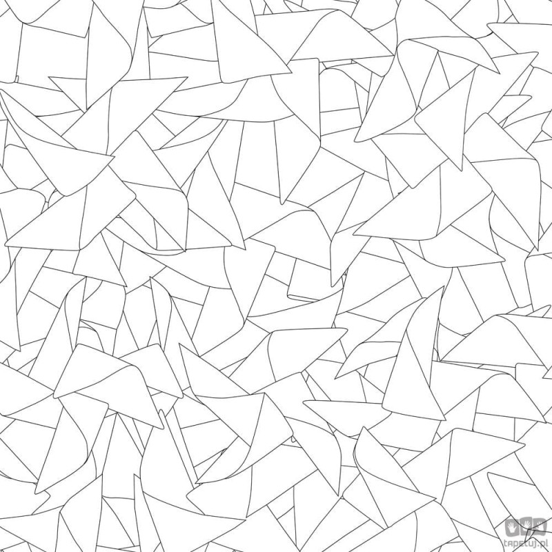 Czarno-biała tapeta z linearnym wzorem
