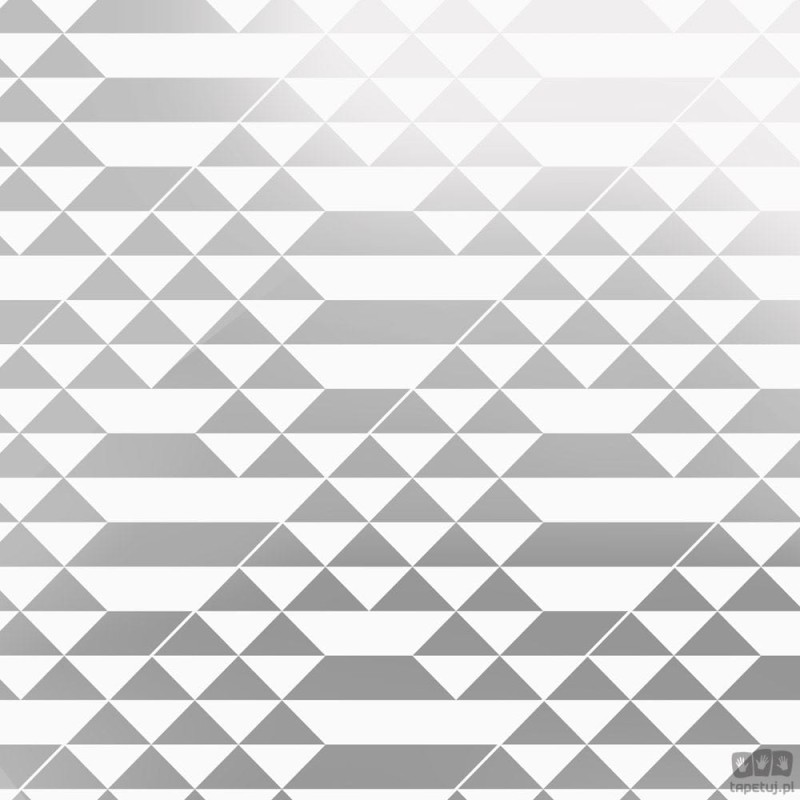 Biało-szara tapeta z linearnym geometrycznym wzorem