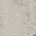 Srebrno-szara tapeta z linearnym wzorem