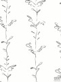 Biała tapeta z linearnym szarym wzorem