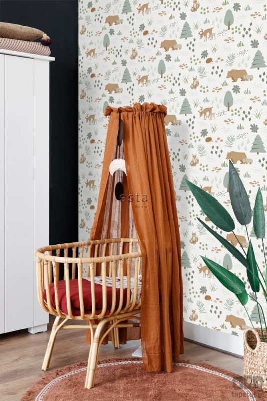 Forest Friends 139247 tapeta ścienna Esta Home