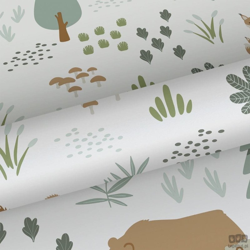 Forest Friends 139247 tapeta ścienna Esta Home
