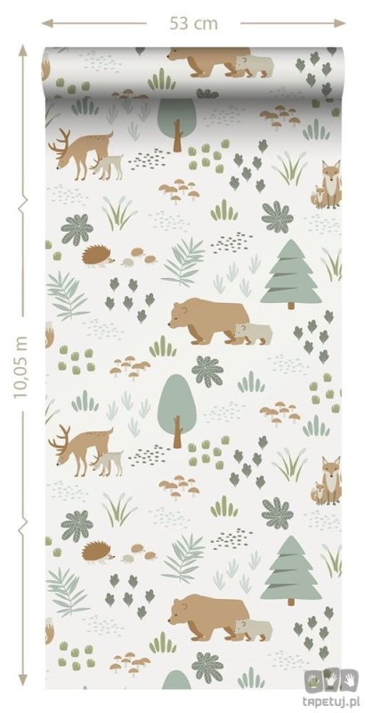 Forest Friends 139247 tapeta ścienna Esta Home