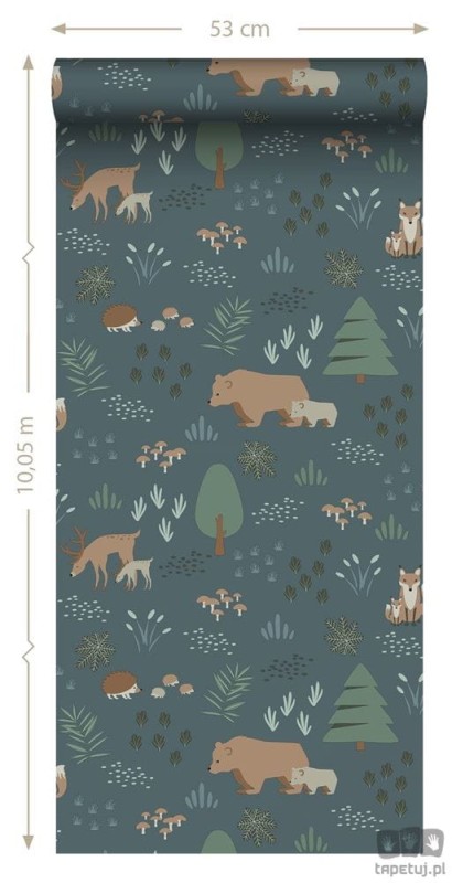 Forest Friends 139248 tapeta ścienna Esta Home