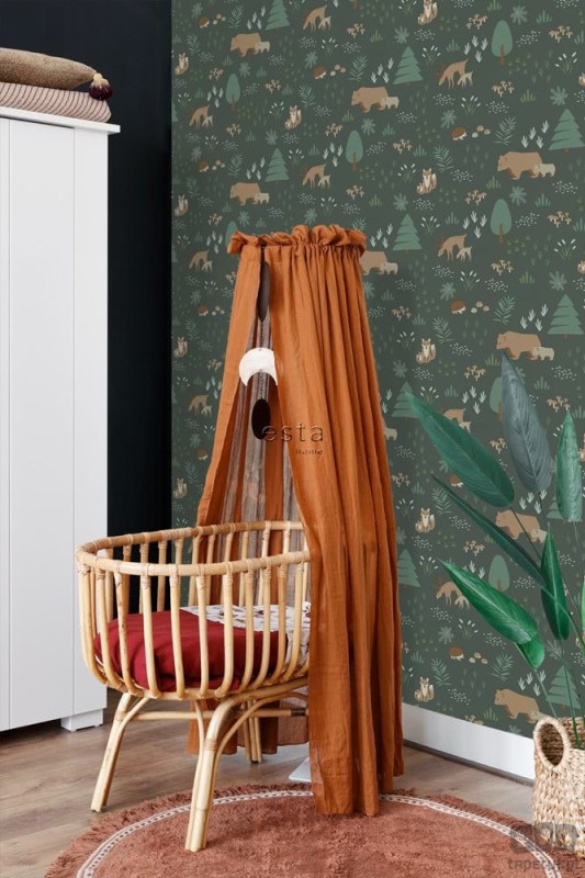 Forest Friends 139249 tapeta ścienna Esta Home