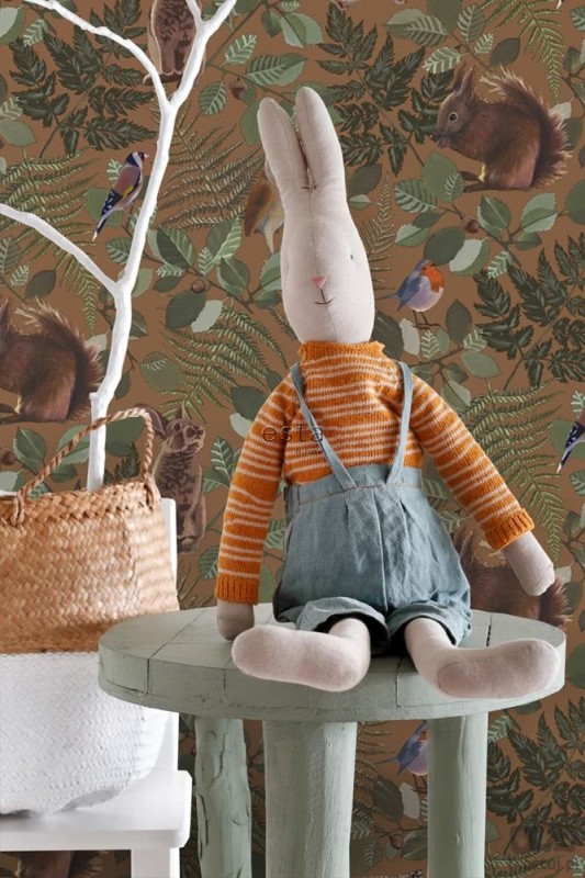 Forest Friends 139251 tapeta ścienna Esta Home