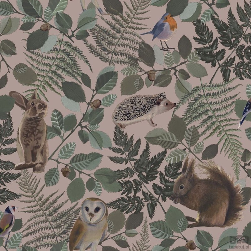 Forest Friends 139252 tapeta ścienna Esta Home