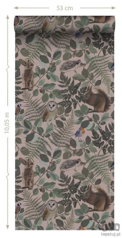 Forest Friends 139252 tapeta ścienna Esta Home