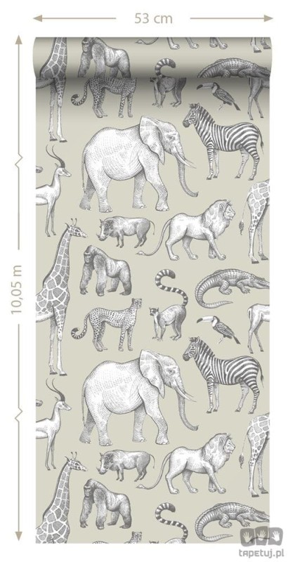 Forest Friends 139270 tapeta ścienna Esta Home