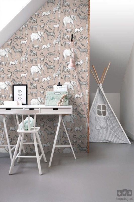 Forest Friends 139271 tapeta ścienna Esta Home