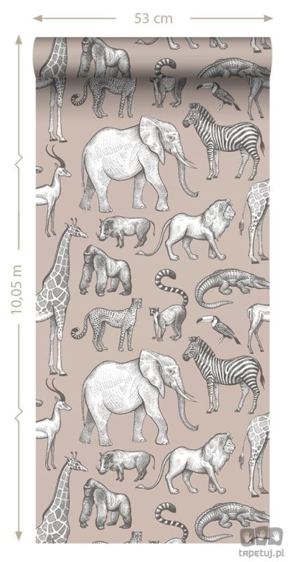 Forest Friends 139271 tapeta ścienna Esta Home