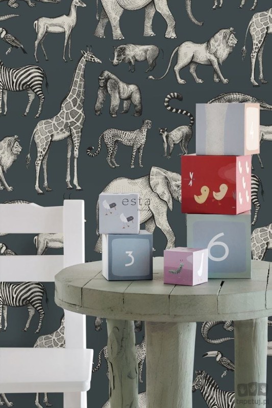 Forest Friends 139272 tapeta ścienna Esta Home