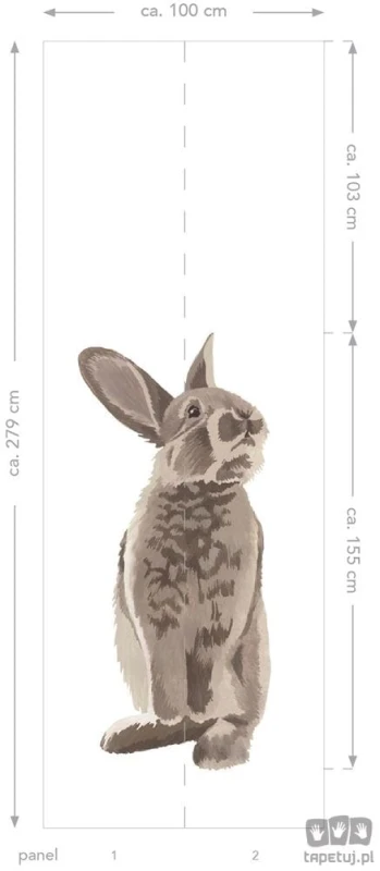 Forest Friends 159052 fototapeta ścienna Esta Home
