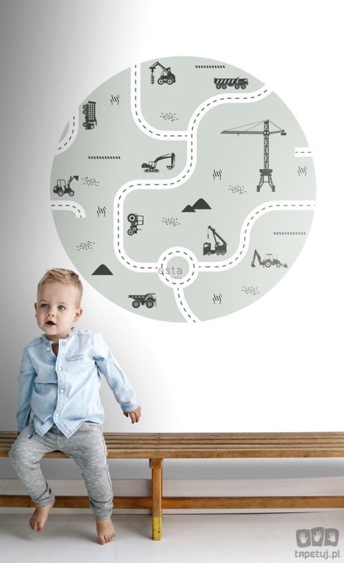 Naklejka okrągła Ulica 159066 Esta Home