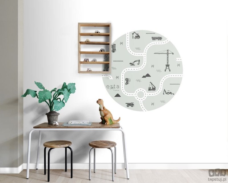 Naklejka okrągła Ulica 159066 Esta Home