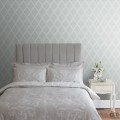 Tapeta z eleganckim połyskującym zielonym wzorem