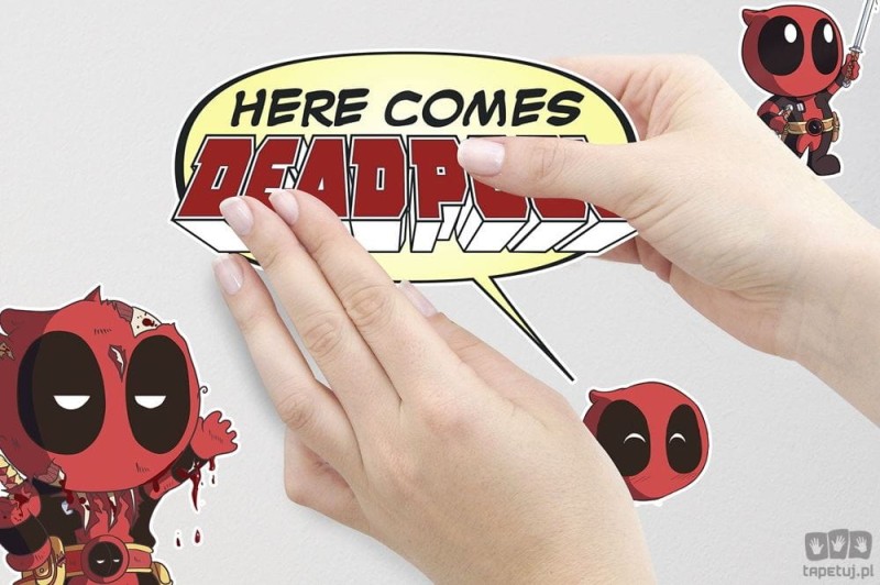 Naklejki ścienne Deadpool Cute 14072h