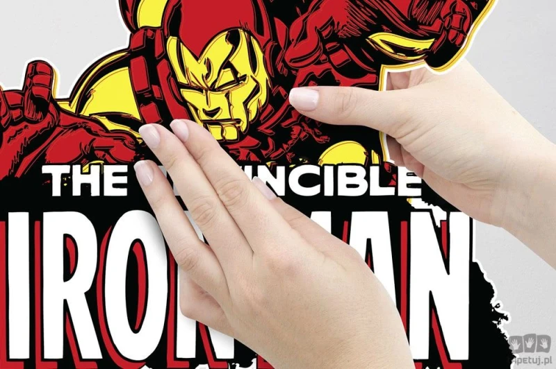 Naklejka ścienna Iron Man Comic Classic 14073h