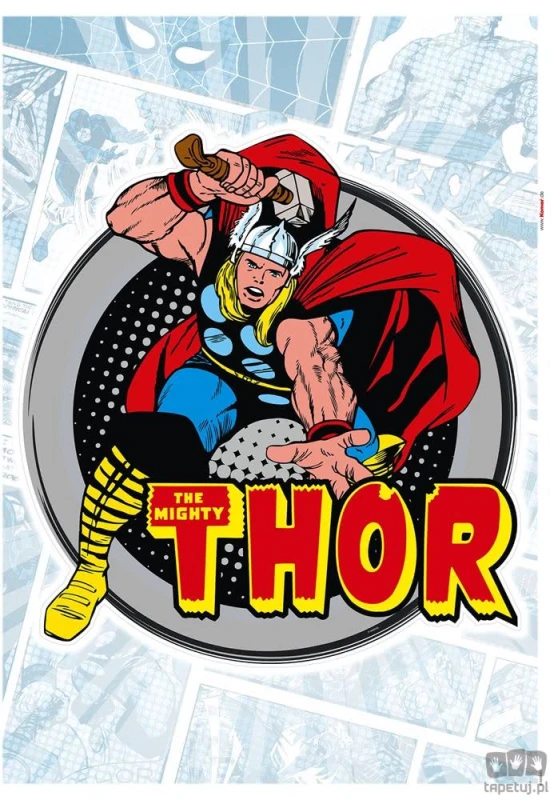 Naklejka ścienna Thor Comic Classic 14076h