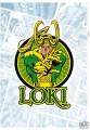 Naklejka ścienna Loki Comic Classic 14078h