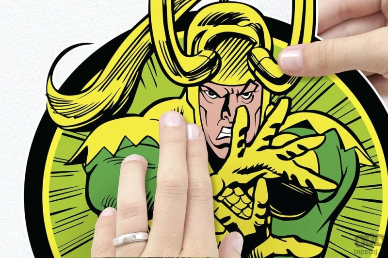 Naklejka ścienna Loki Comic Classic 14078h