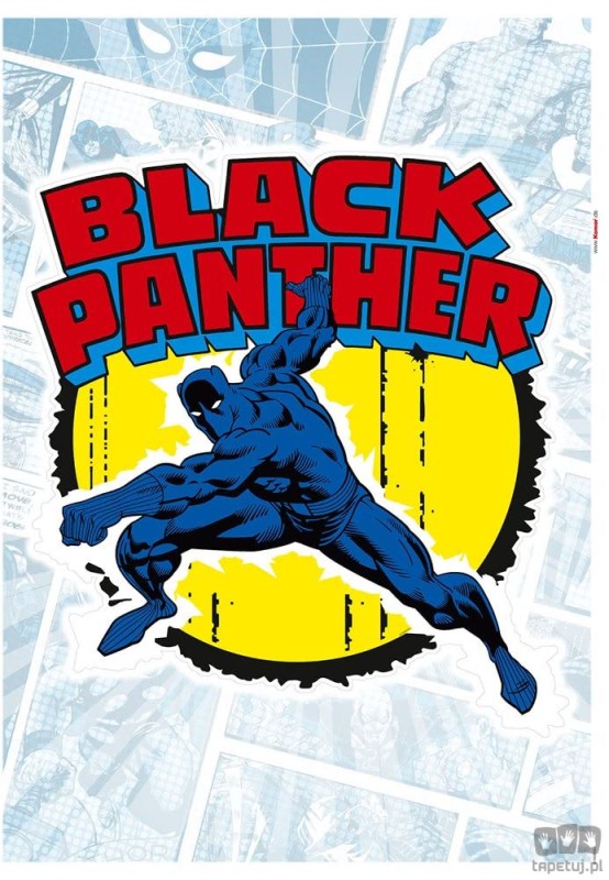 Naklejka ścienna Black Panther Comic Classic 14079h
