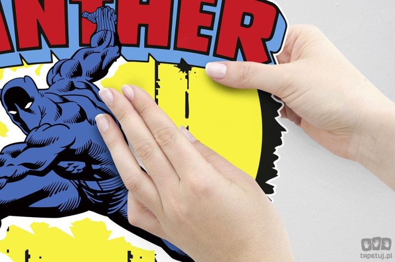 Naklejka ścienna Black Panther Comic Classic 14079h