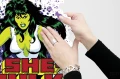 Naklejka ścienna She-Hulk Comic Classic 14080h