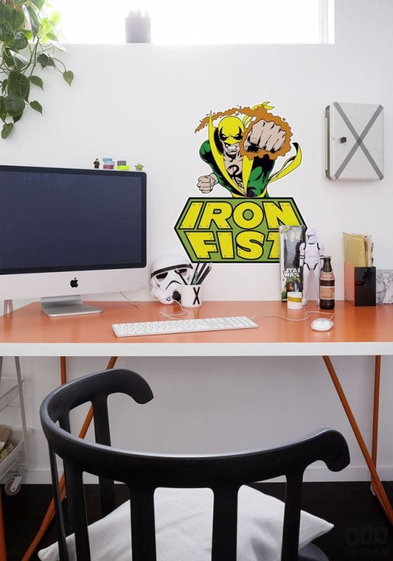 Naklejka ścienna Iron Fist Comic Classic 14084h