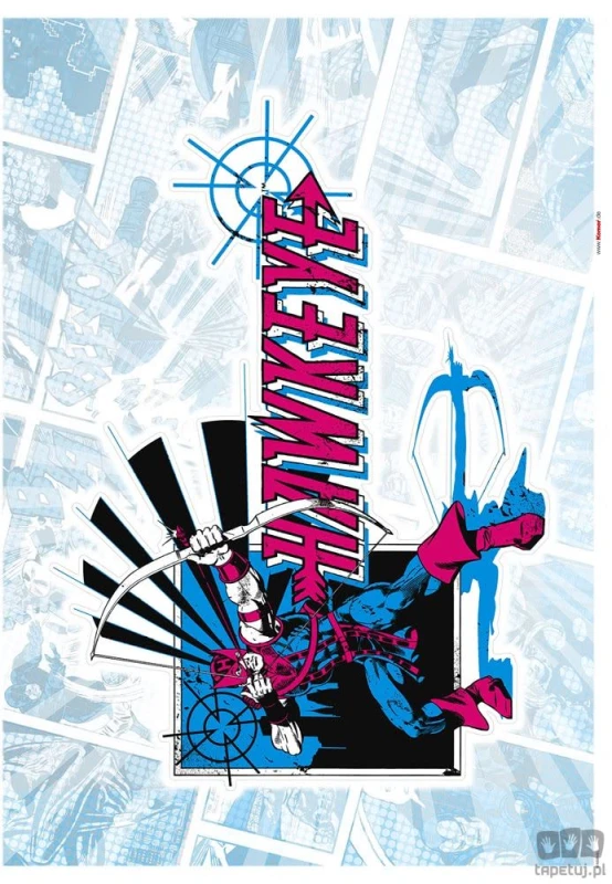Naklejka ścienna Hawkeye Comic Classic 14086h