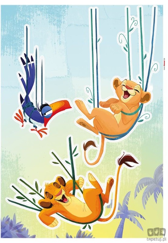 Naklejki ścienne Lion King Relax 14105h