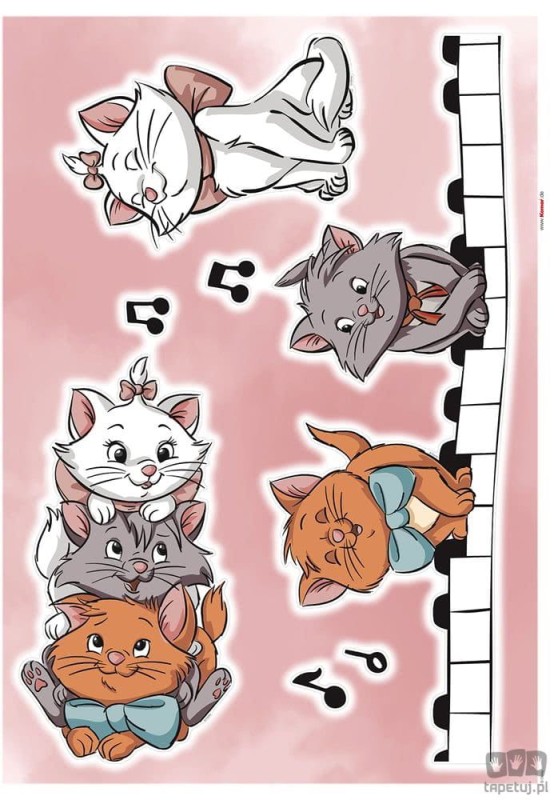 Naklejki ścienne Aristocats Kittens 14106h
