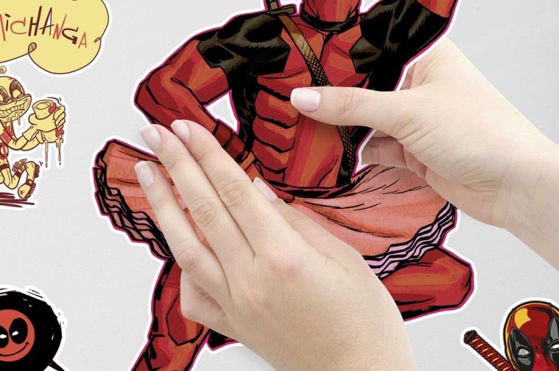 Naklejki ścienne Deadpool Derppool 14111h
