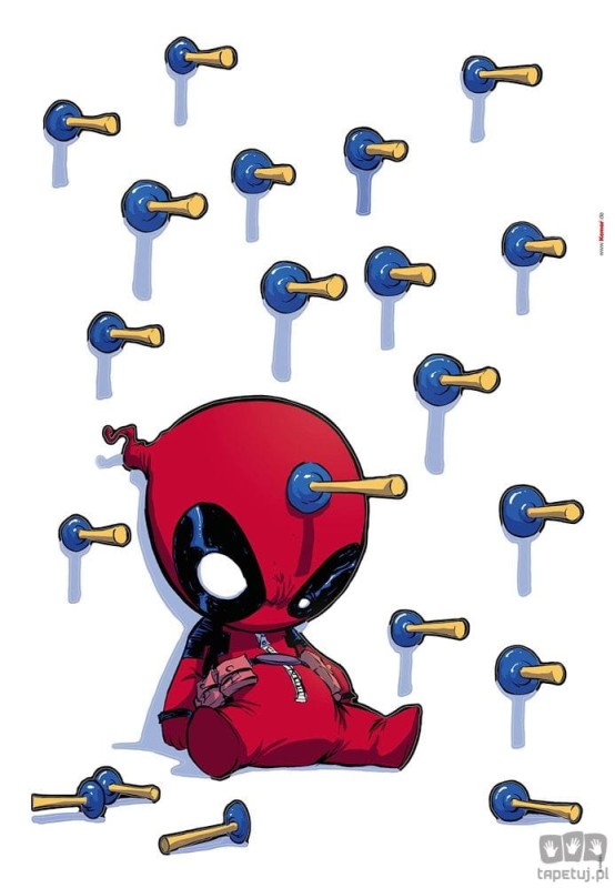 Naklejki ścienne Deadpool Shootout 14113h