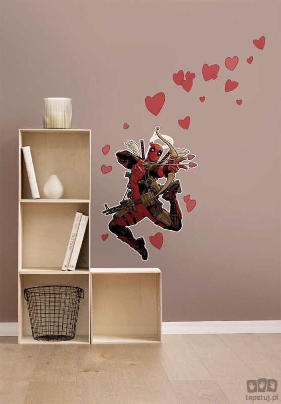 Naklejki ścienne Deadpool Lovepool 14114h