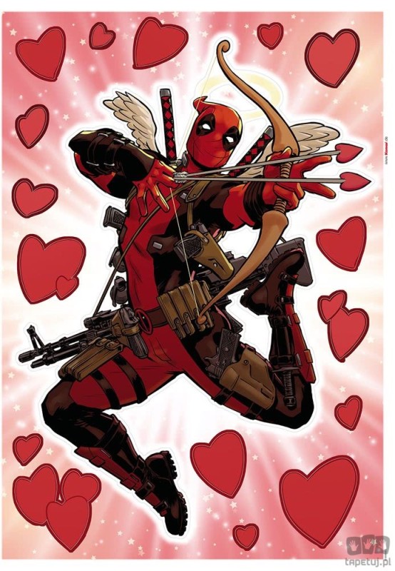 Naklejki ścienne Deadpool Lovepool 14114h