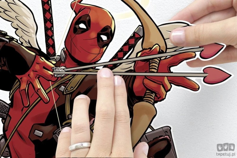 Naklejki ścienne Deadpool Lovepool 14114h