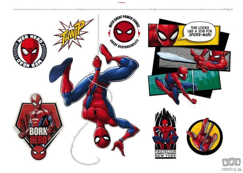 Naklejki ścienne Spider-Man Web Head 14740h