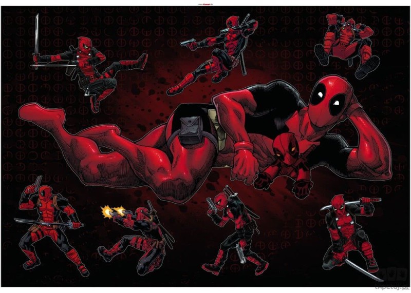 Naklejki ścienne Deadpool Posing 14741h